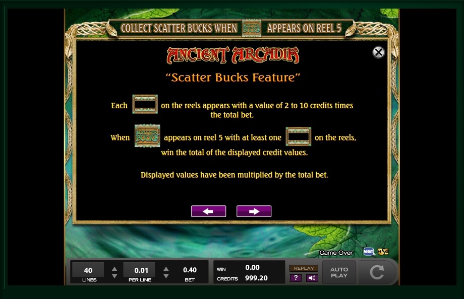 Ancient Arcadia Slot Machine