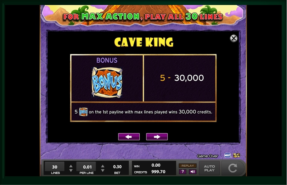 Cave King Slot Machine