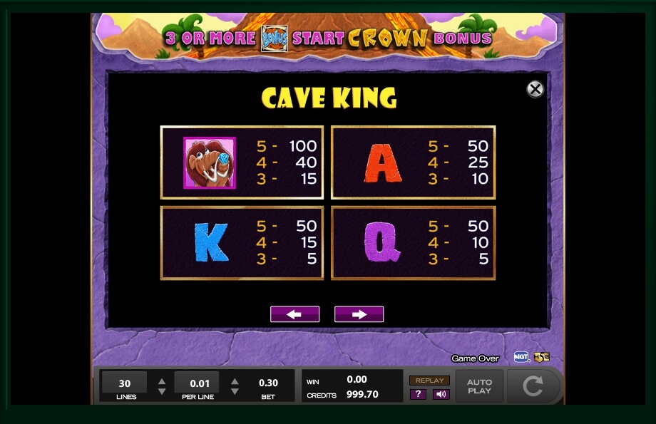 Game king slot machine