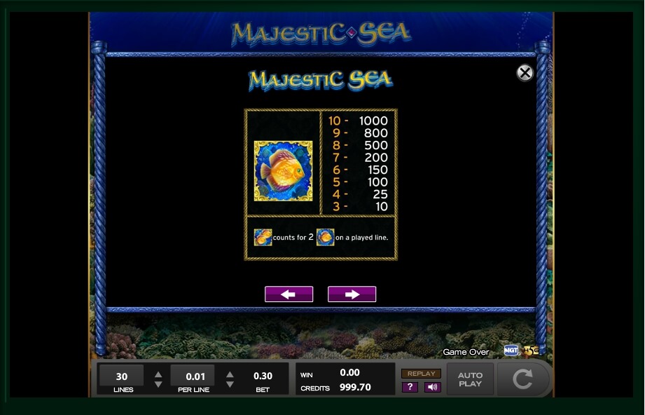 Majestic Sea Free Slots