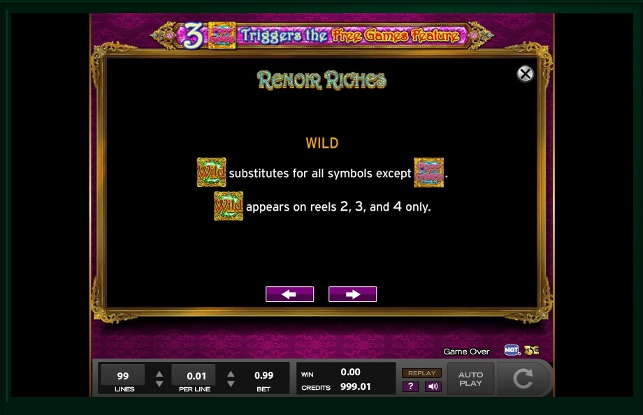 Renoir riches free slots real money