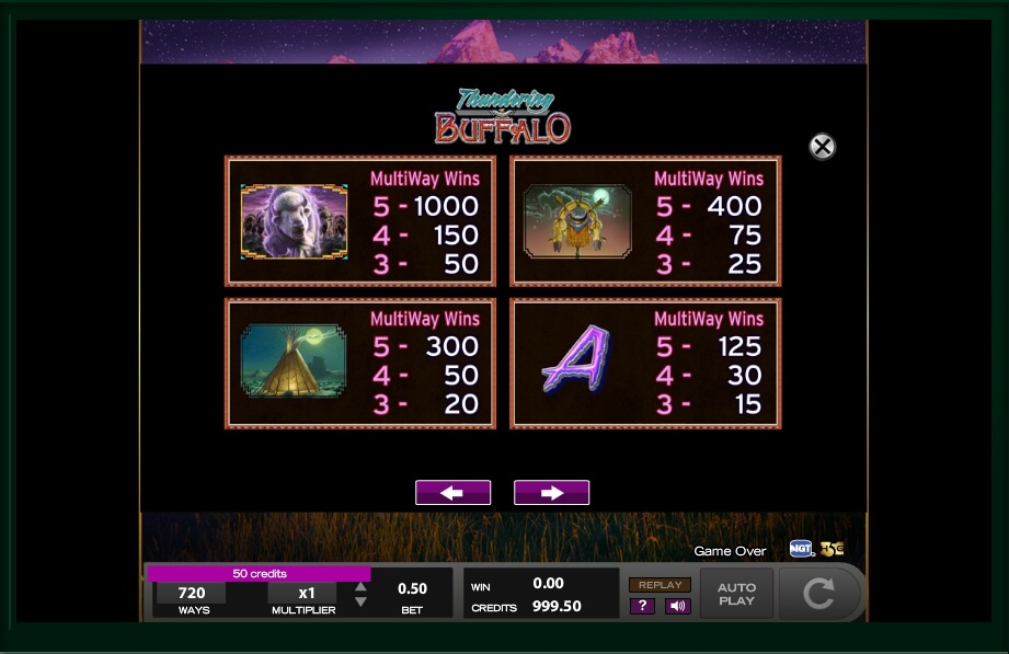 Thundering buffalo slot machine video