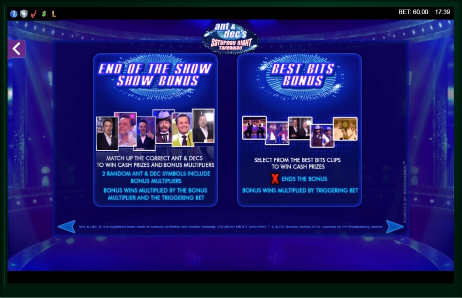 Ant And Dec Free Slot