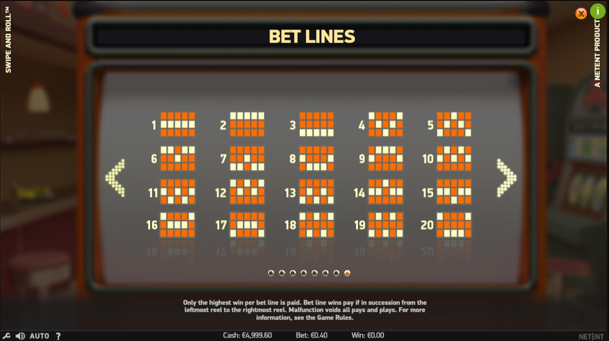 Rolling slots