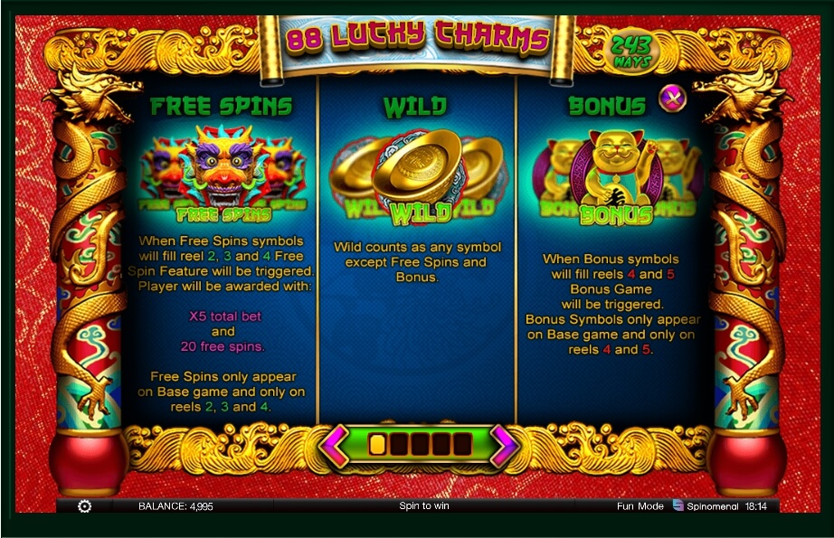 Lucky Charms Casino Games