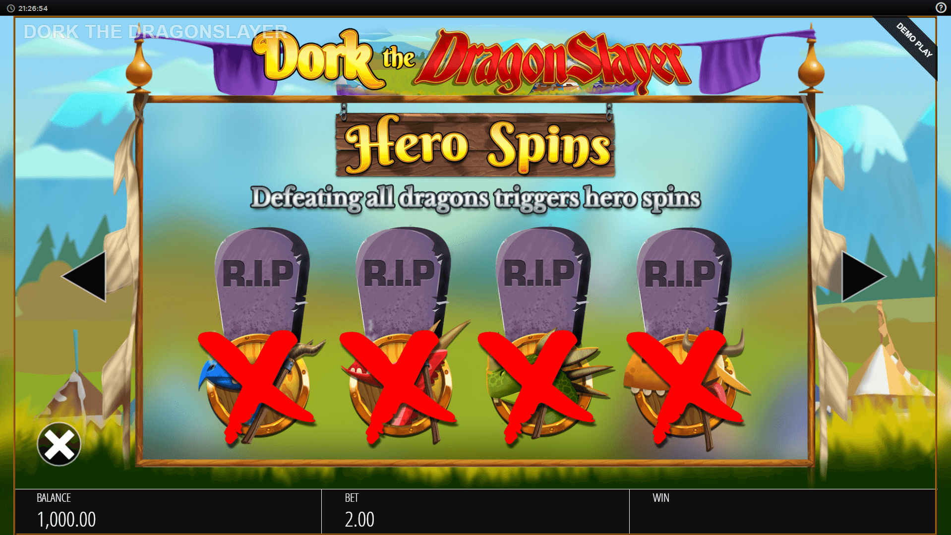 Dork The Dragon Slayer Slot Machine