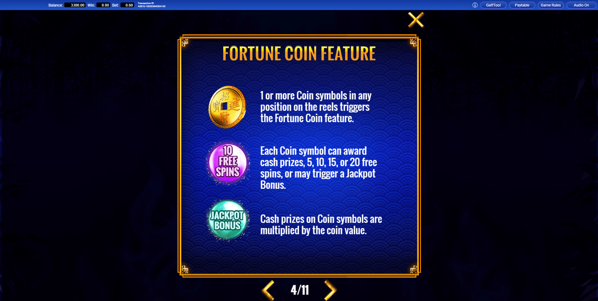 fortune coin slot machine
