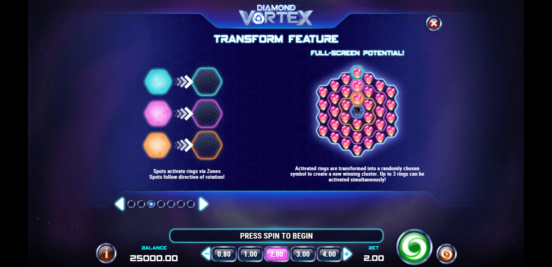 Diamond Vortex Slot Machine