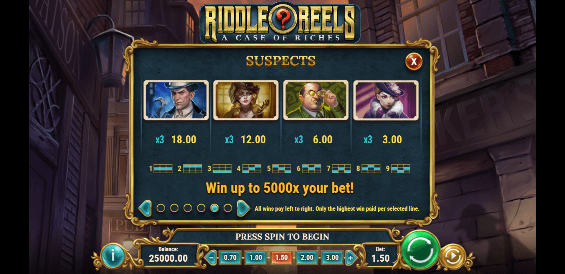 Riddle Reels Slot Machine