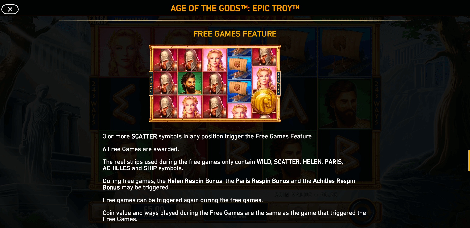 Age Of The Gods Epic Troy Rtp
