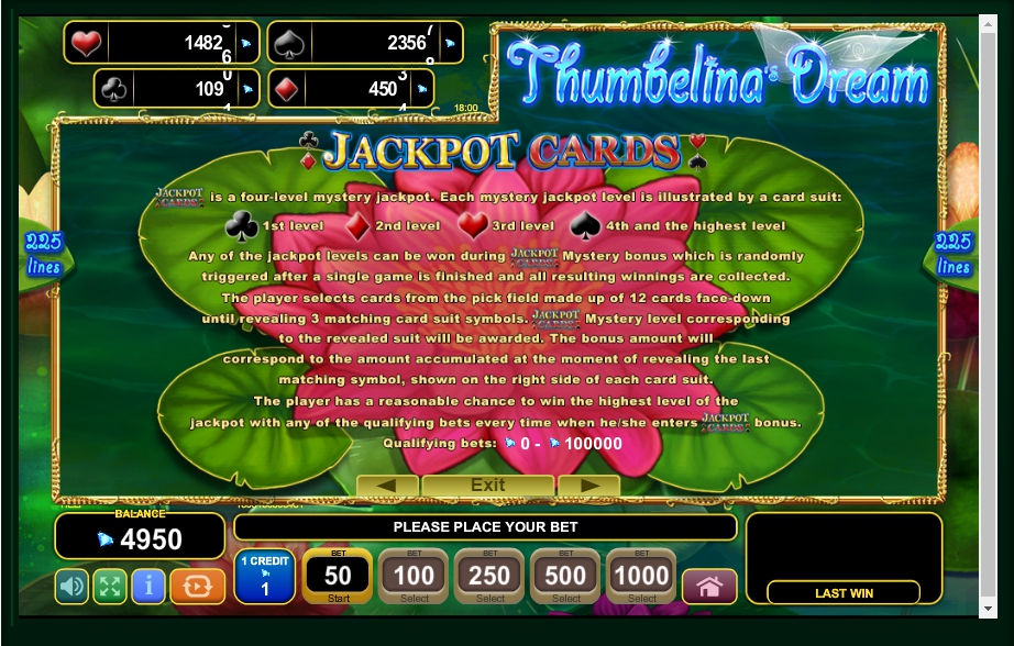 Thumbelinas Dream Slot Machine