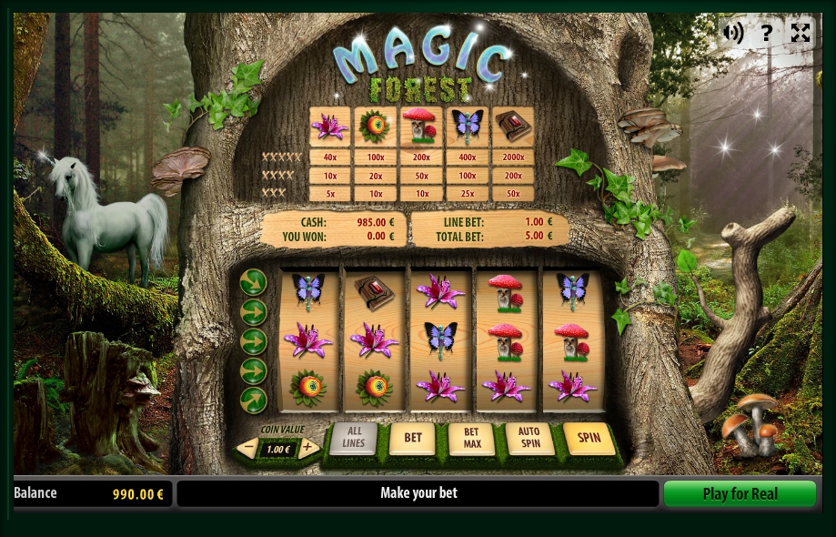 secret of the forest slot machine free