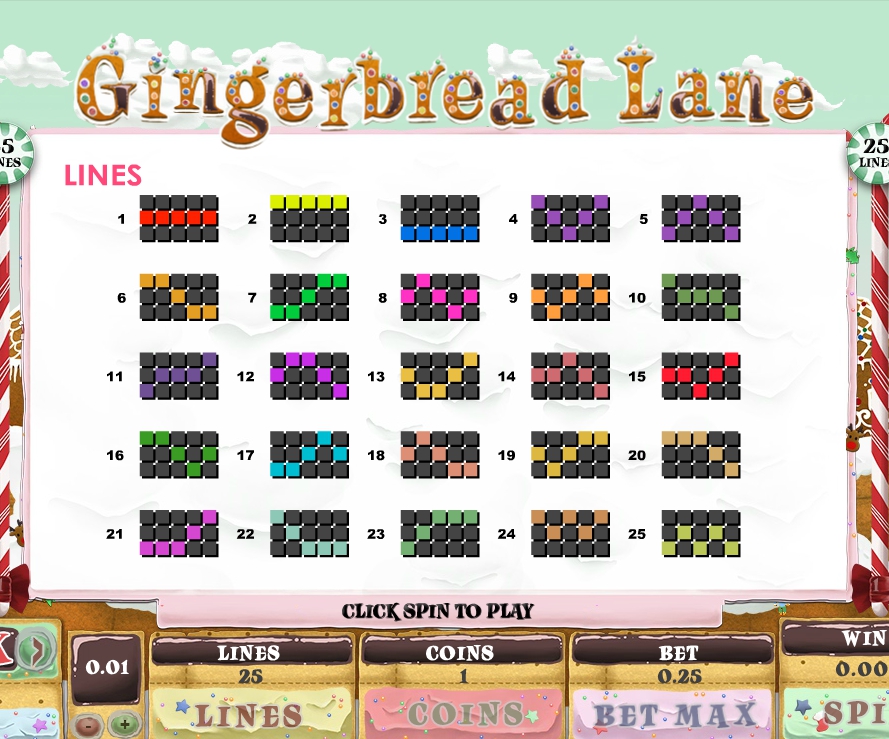 Play Gingerbread Lane Slot Machine Free with No Download