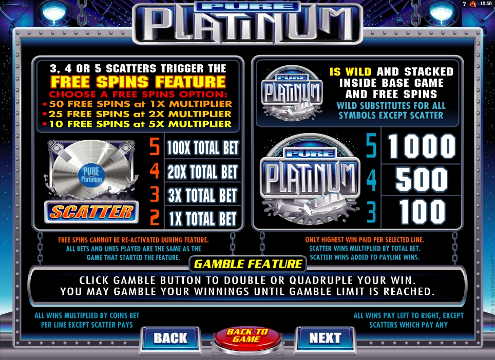 Platinum Slot Machines