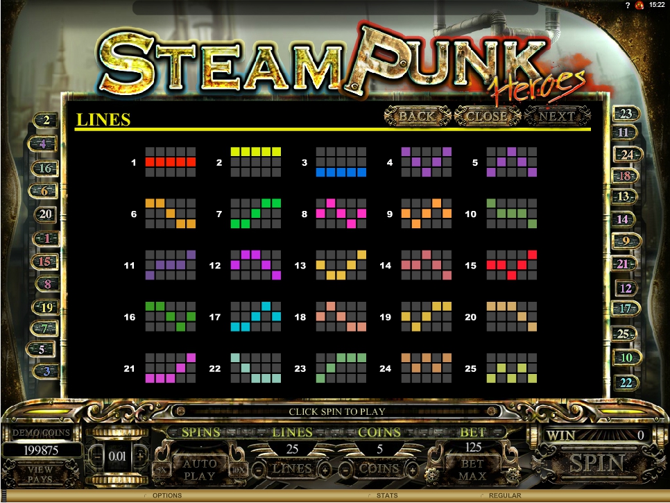 Play Steam Punk Heroes Slot Machine Free with No Download