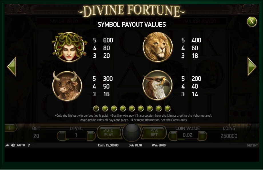 divine fortune slot machine for free