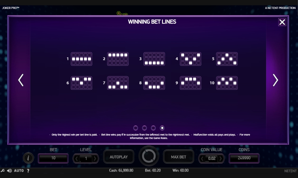 Joker Pro Slot Machine á Play Free Casino Game Online By Netent