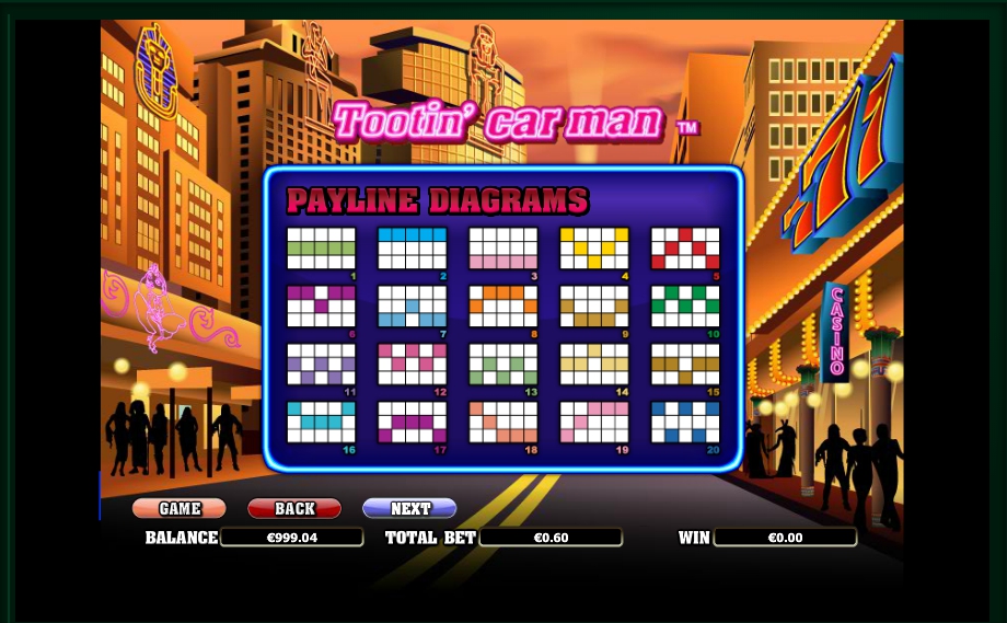 Tootin Car Man Slot Machine