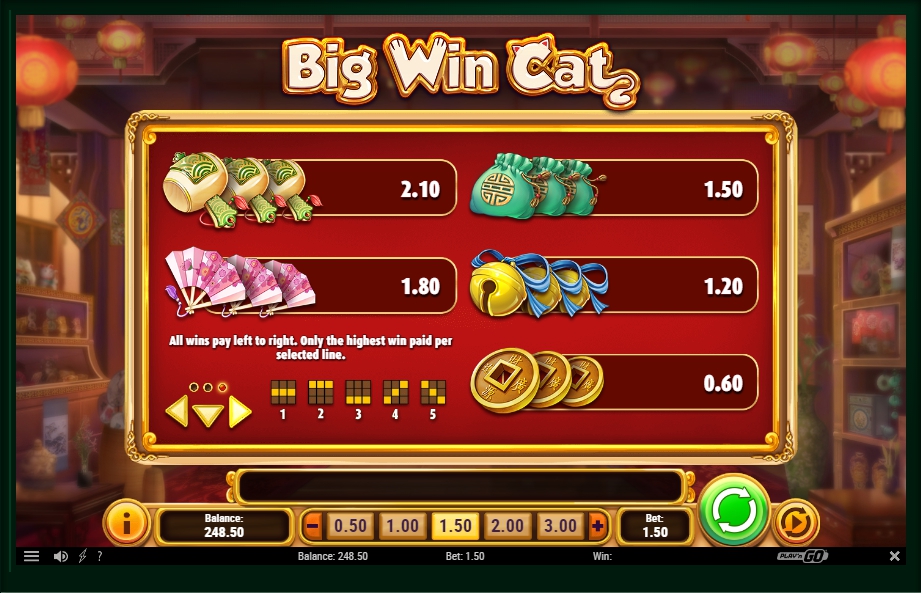 Big Win Cat Slot Machine
