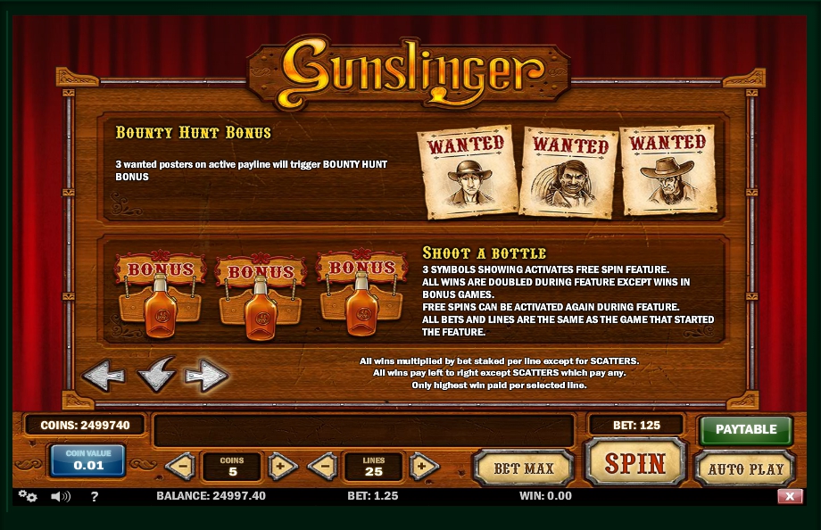 Gunslinger Slot Machine