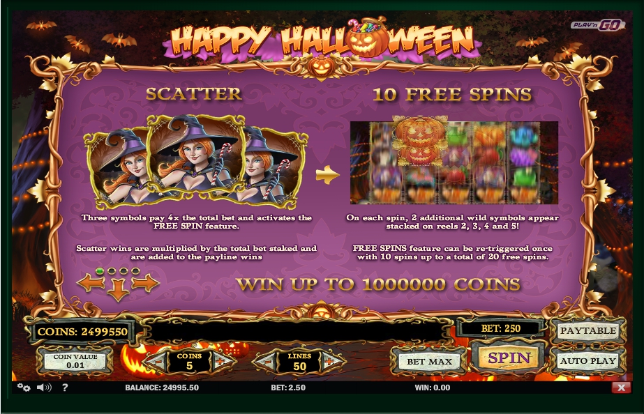 Happy Halloween Slot Machine