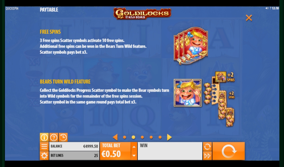 Play Goldilocks And The Wild Bears Slot Machine Free With No Download