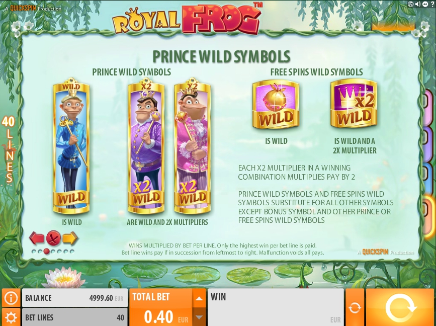 Royal Frog Slot Machine