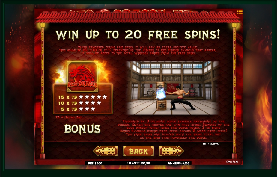Red dragon wild slot review