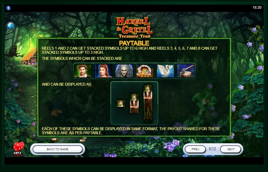 Hansel And Gretel Treasure Trail Slot Machine