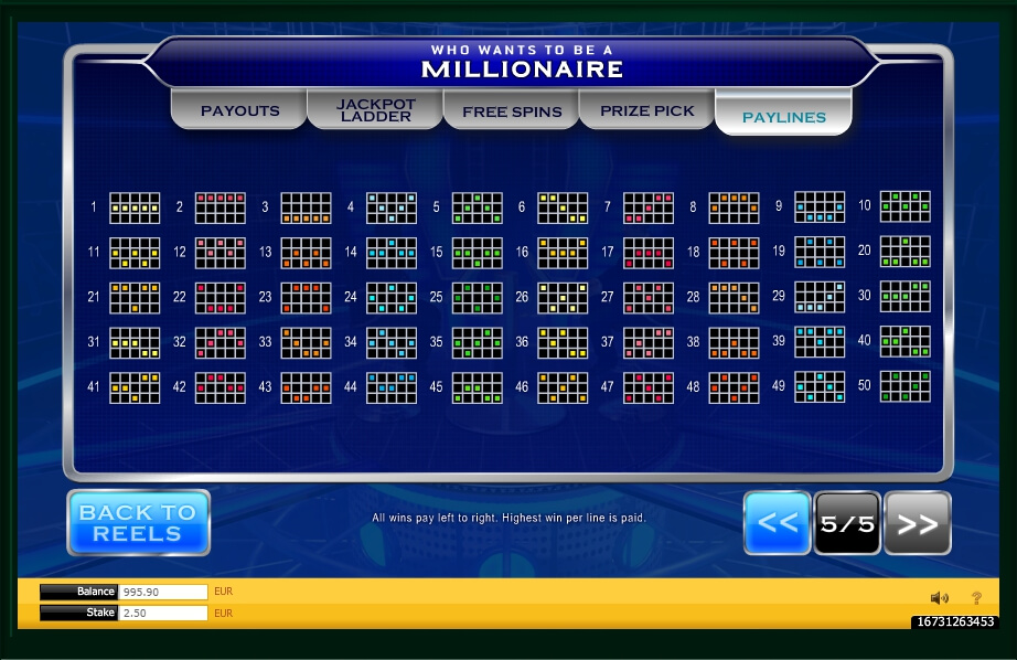 Play Who Wants To Be A Millionaire Slot Online
