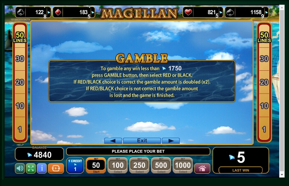 Magellan Slot Machine