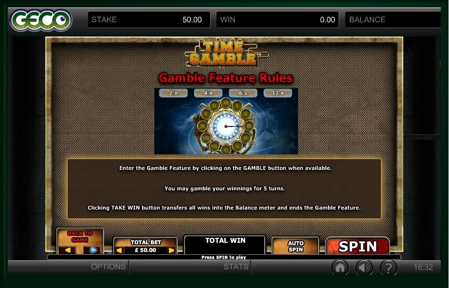 Time Gamble Slot Machine