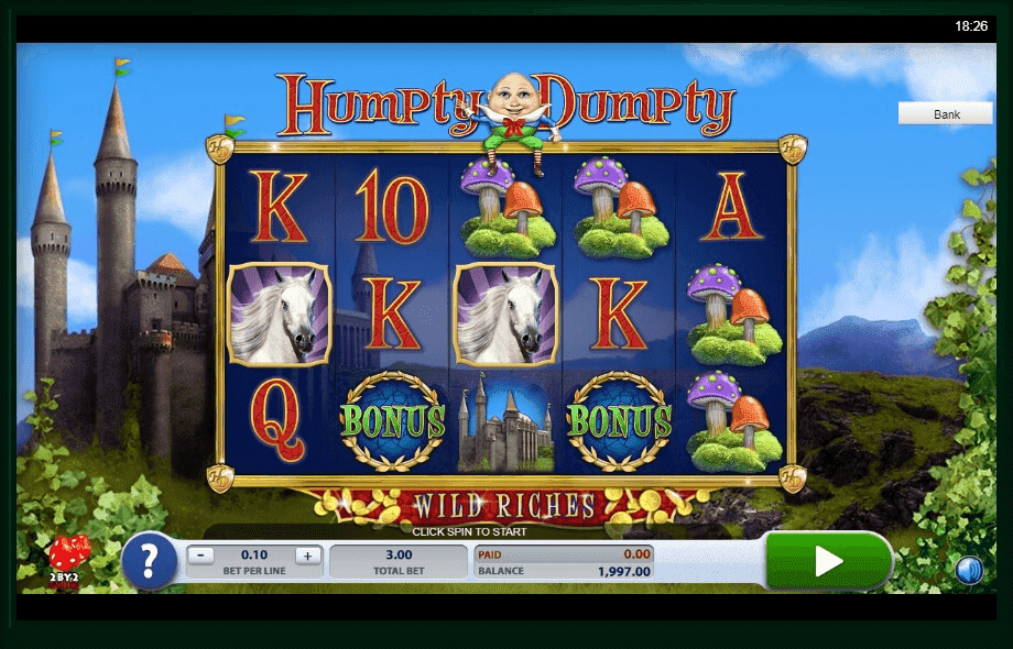 Humpty Dumpty Wild Riches slot play free