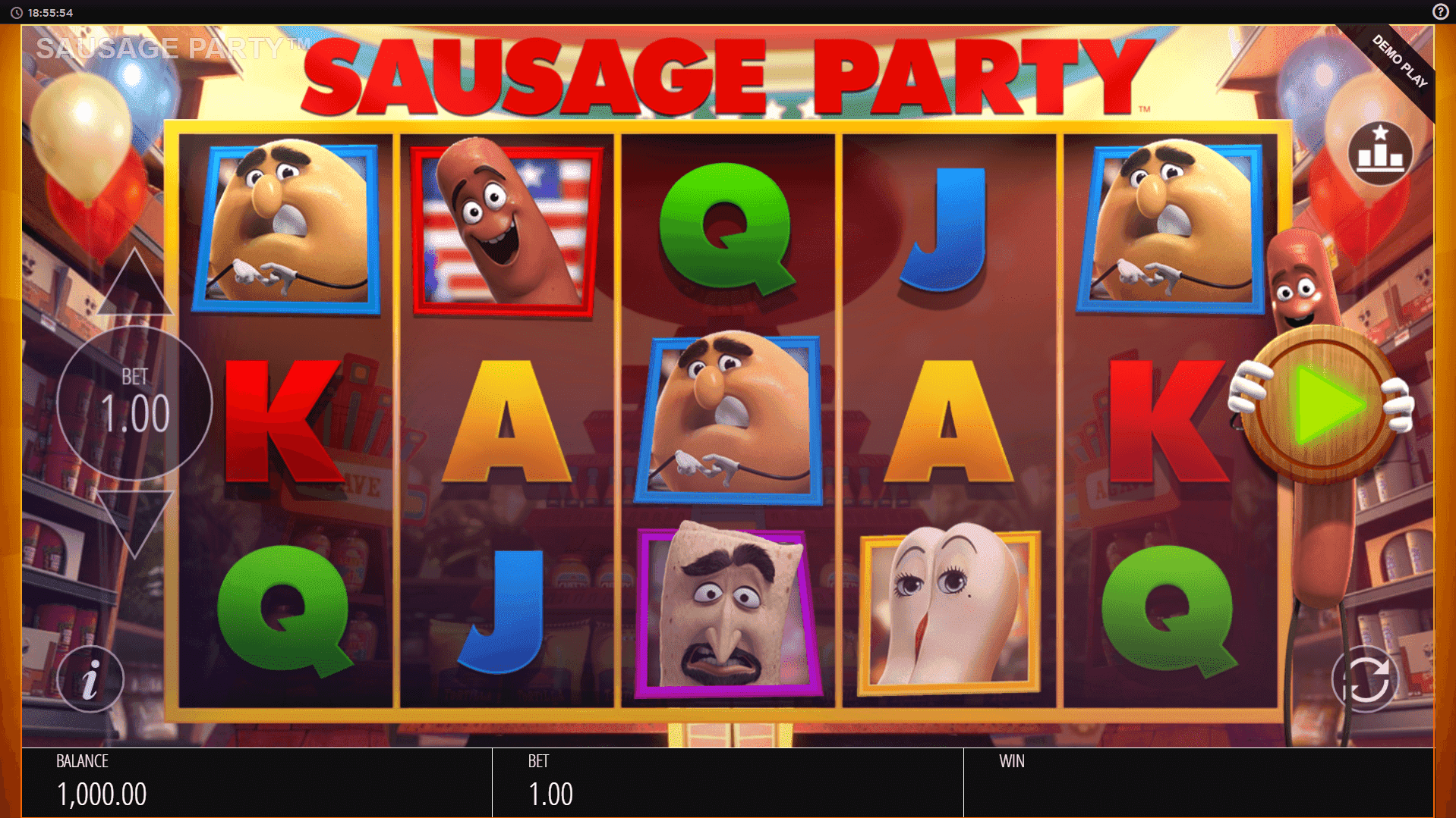 Sausage Party slot play free