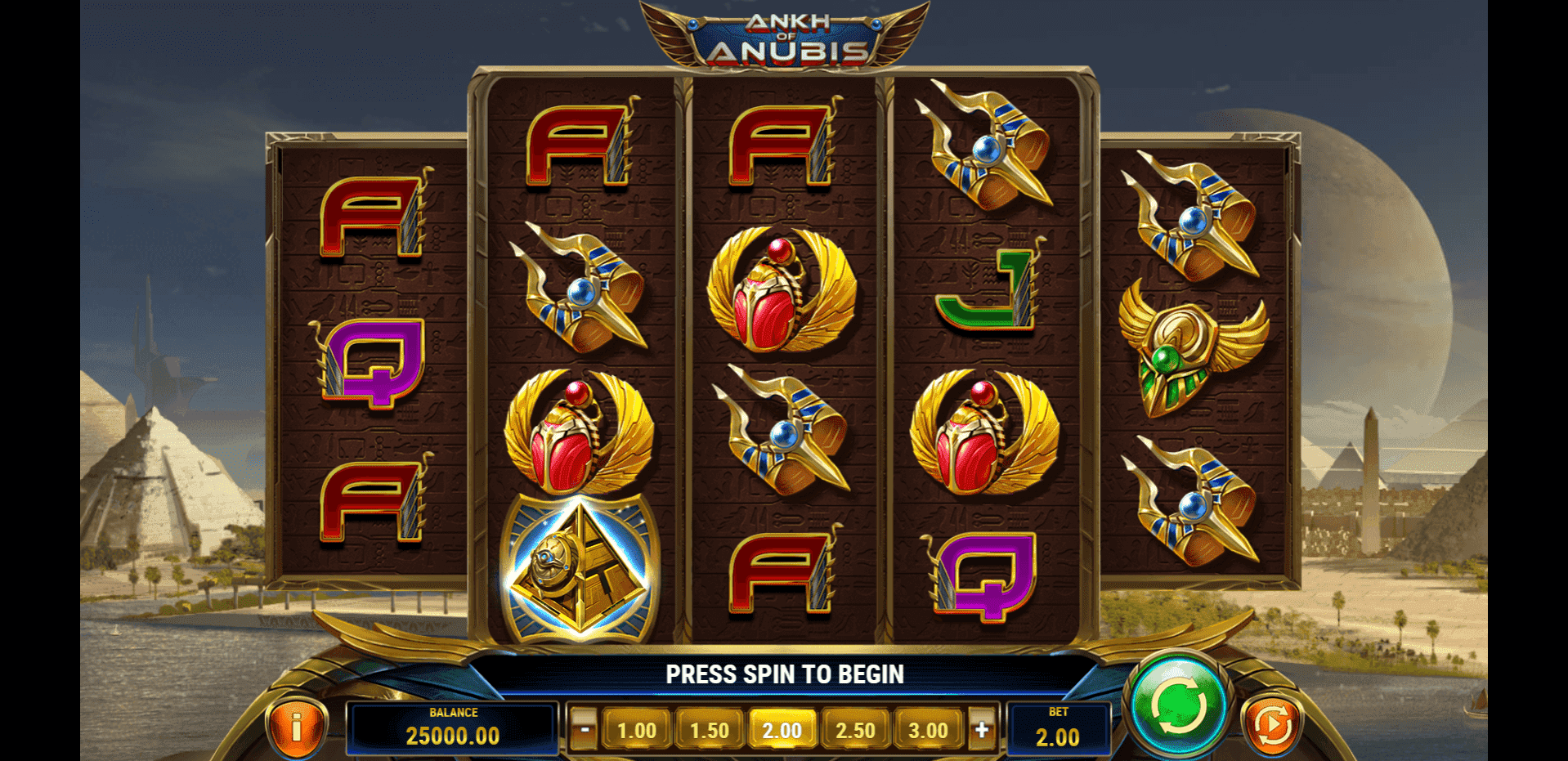 Ankh of Anubis Slot Machine ᗎ Play FREE Casino Game Online by Play’n GO