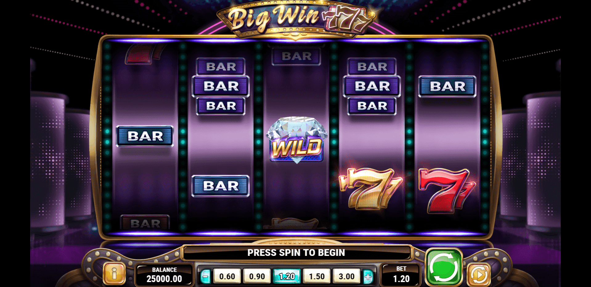 Big Win 777 Slot Machine \u15ce Play FREE Casino Game Online by Play\u2019n GO