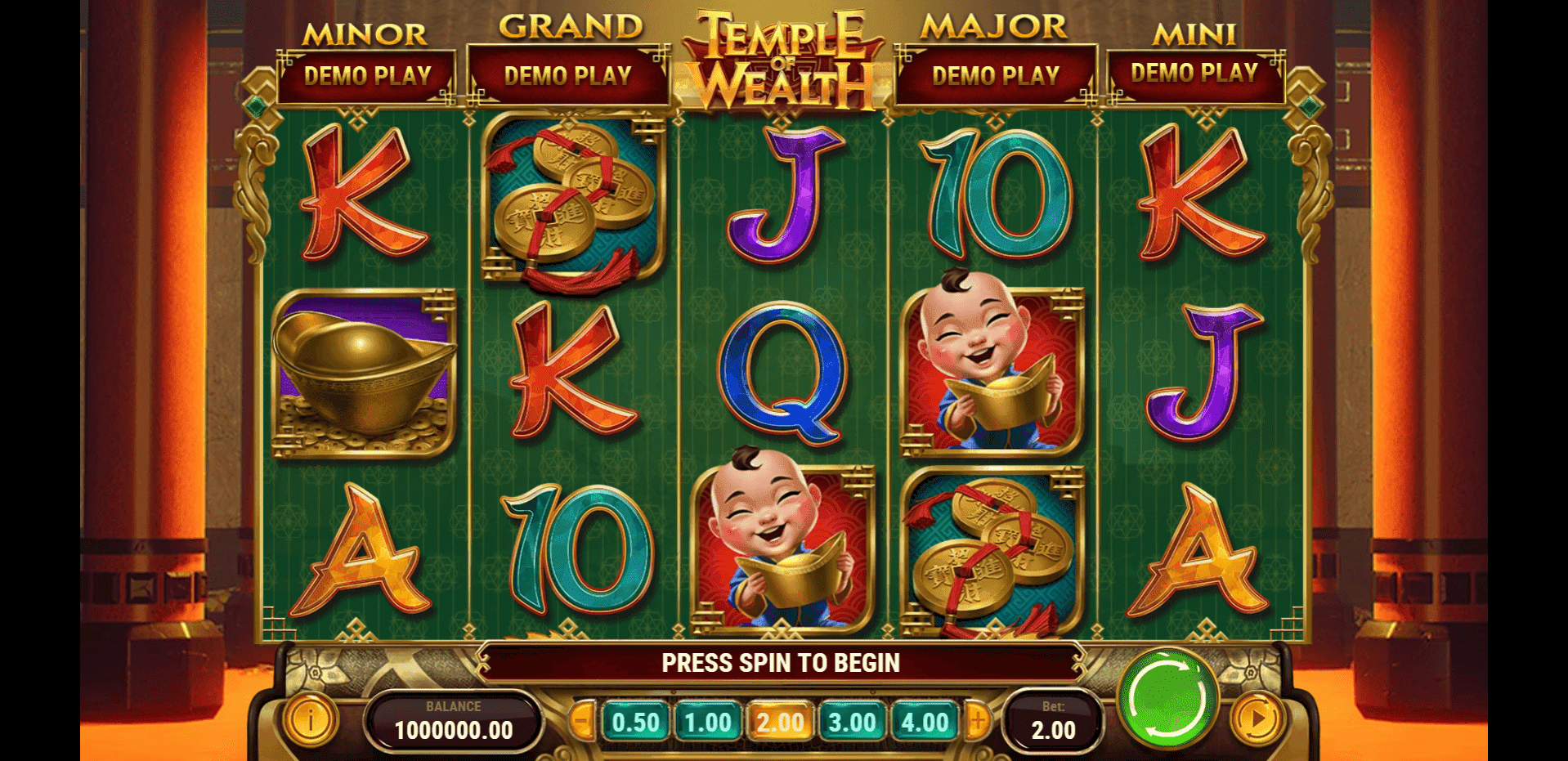 Temple of Wealth slot play free