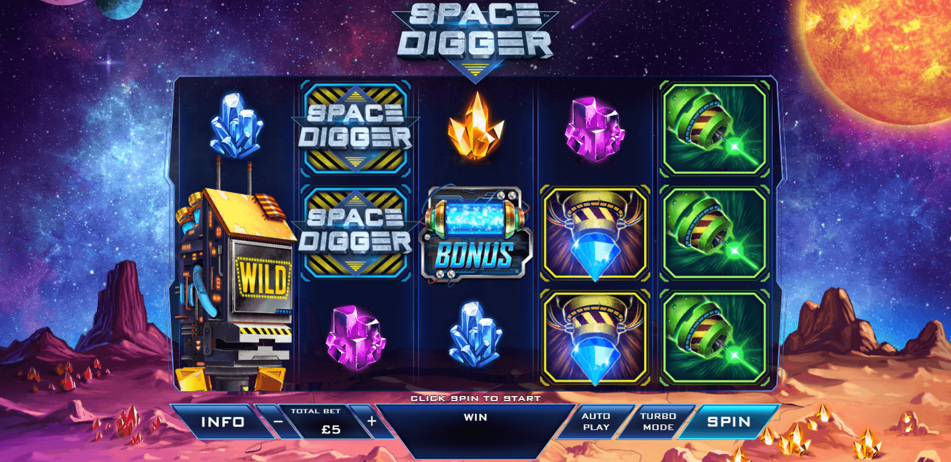 Space Digger slot play free