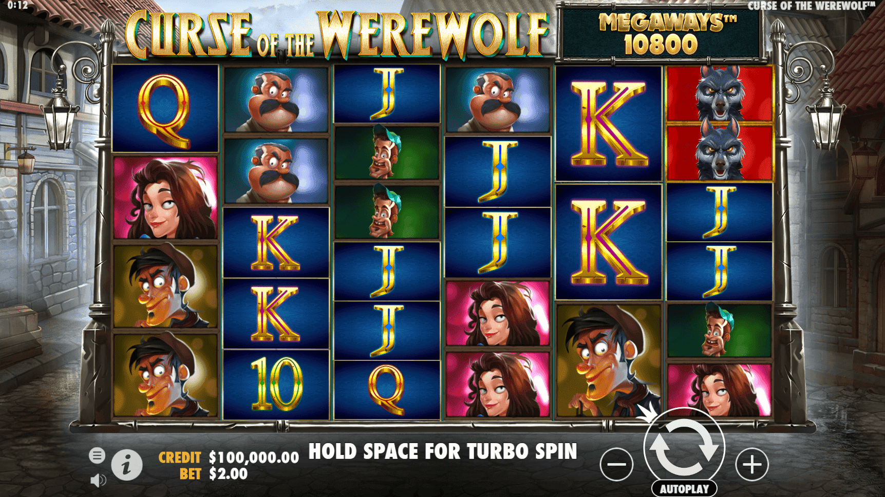 Curse of the Werewolf Megaways slot play free