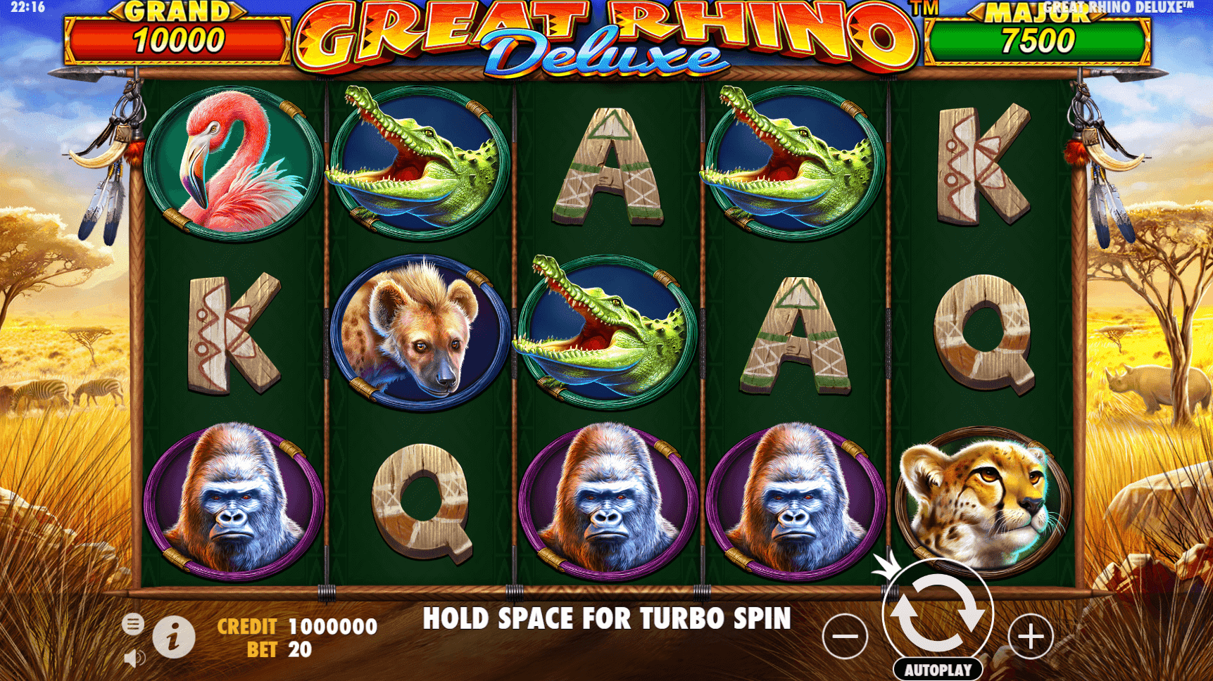 Great Rhino Deluxe slot play free