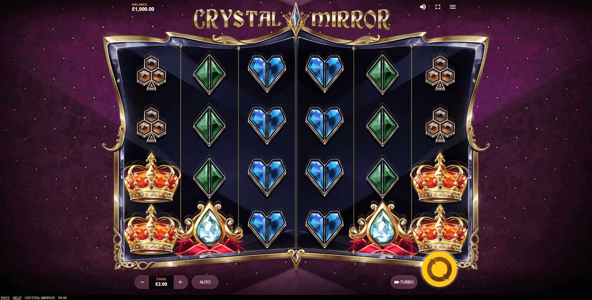 Crystal Mirror slot play free