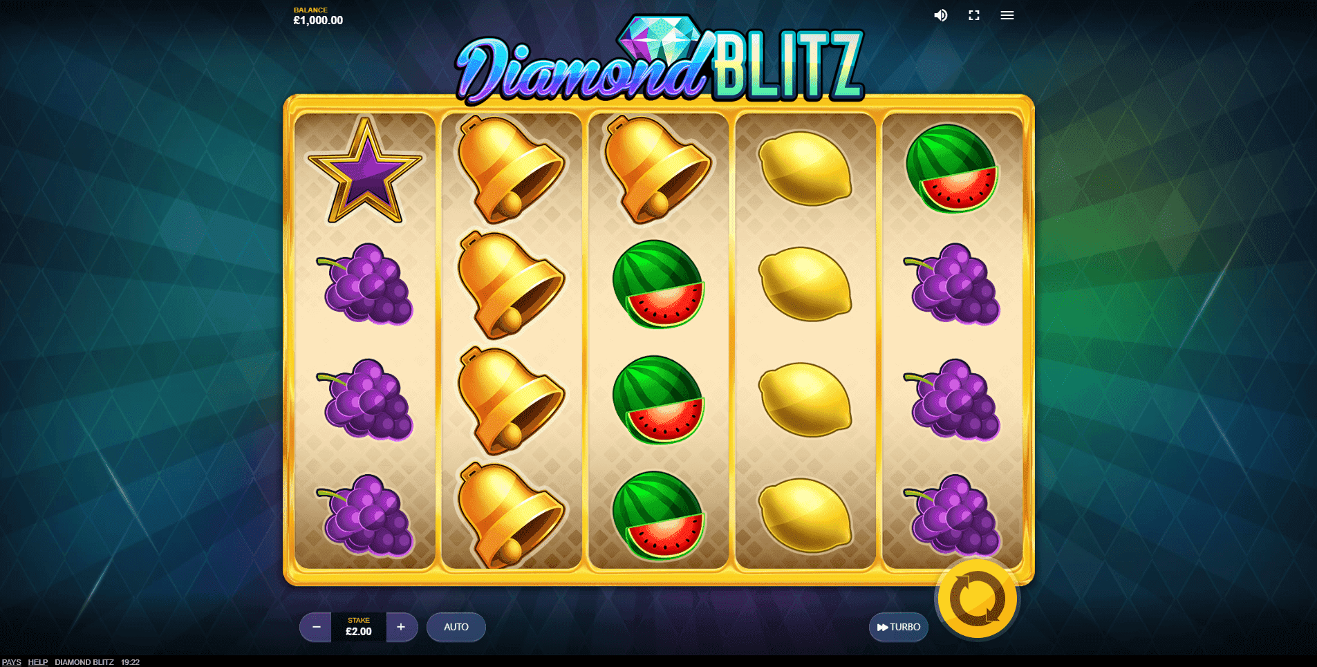 Diamond Blitz slot play free