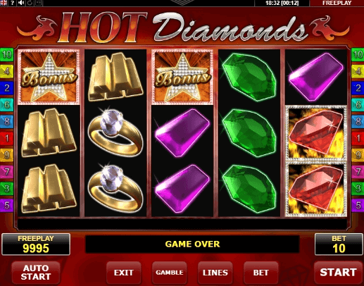 Hot Diamonds slot play free