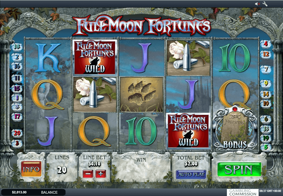 Full Moon Fortunes slot play free