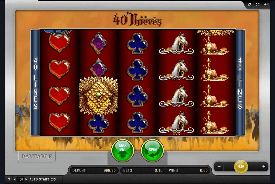 40 Thieves slot play free
