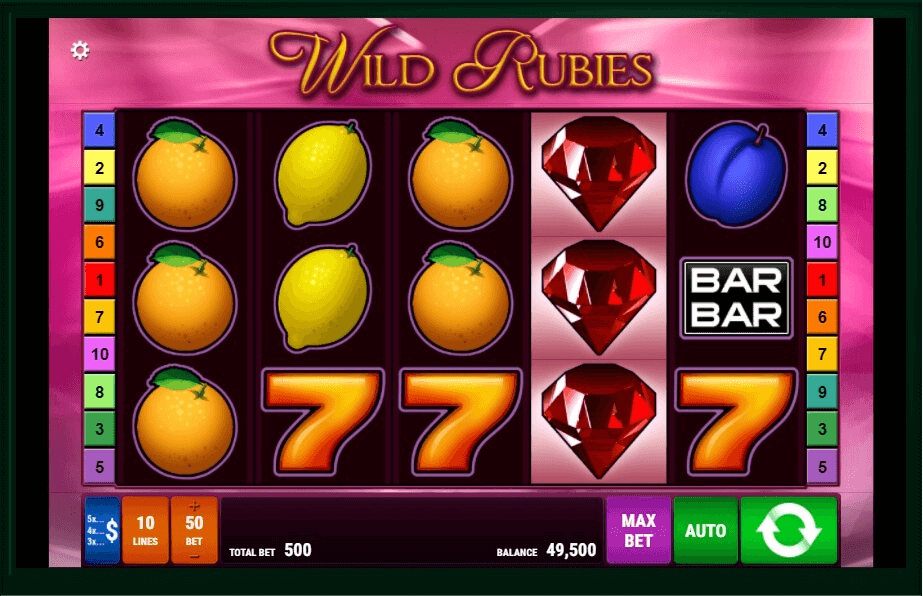 Wild Rubies slot play free