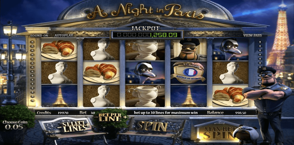 A Night In Paris Jackpot slot play free