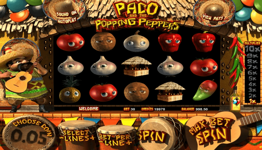 Paco and the Popping Peppers slot play free