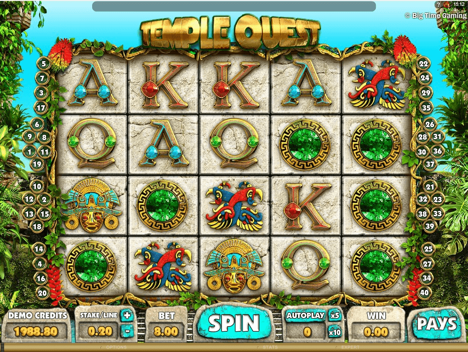 Temple Quest slot play free