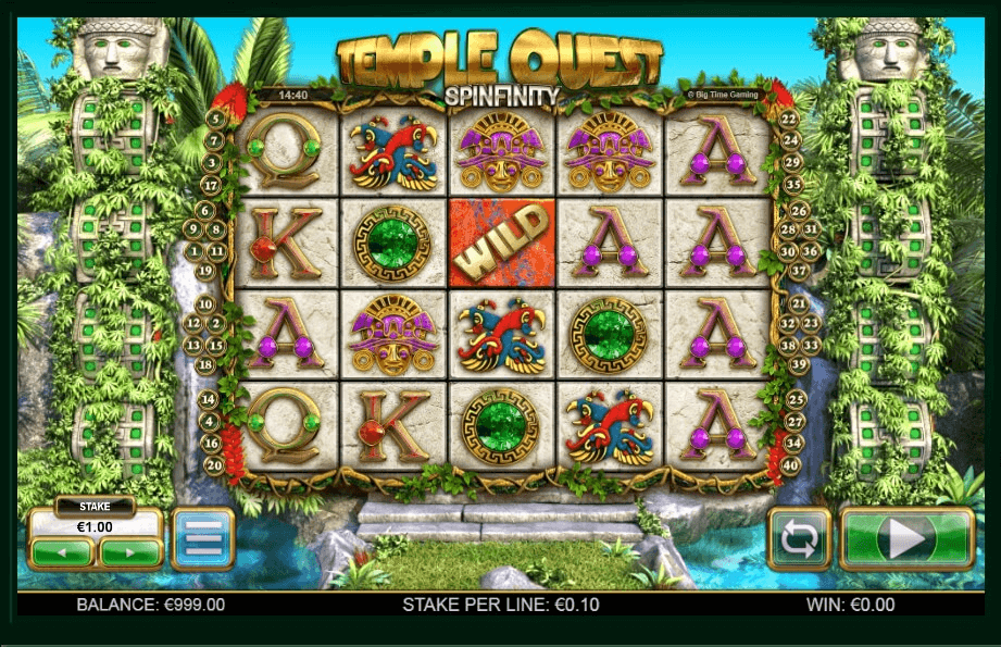 Temple Quest Spinfinity slot play free